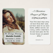 In Love Memory [Tochter-Foto] (Vorne & Hinten)