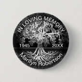 In Love Memory Tree of Life Button (Vorderseite)