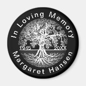 In Love Memory Tree of Life Memorial Magnet (Vorne)