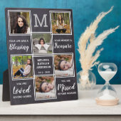 In Love Memory Unique Foto Collage Memorial Fotoplatte (Seite)