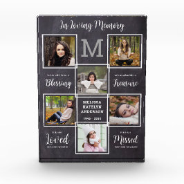 In Love Memory Unique Picture Collage Memorial Fotoblock