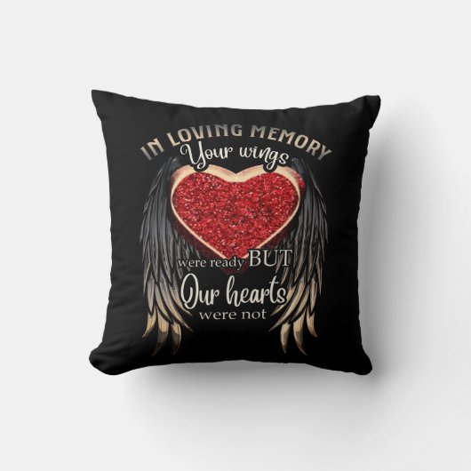 In Love Memory Wind Valentine Day Geschenk Kissen (Vorderseite)