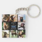 In Love Memory 'Worlds Best Dog' Keepake Foto Schlüsselanhänger (Rückseite)