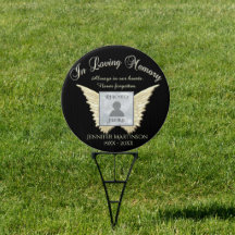 In Love Memory Yard Sign