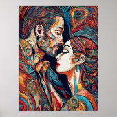 In Love moderne Kunst Poster (Vorne)