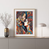 In Love moderne Kunst Poster