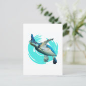 IN LOVELEN GEWÄSSERN POSTKARTE (Stehend Vorderseite)