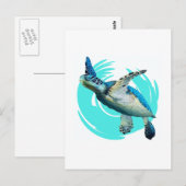 IN LOVELEN GEWÄSSERN POSTKARTE (Vorne/Hinten)