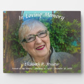 In Loving Memory 1017 Fotoplatte (Vorderseite)