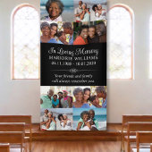 In Loving Memory 12 Foto Collage Grave Cover Banner