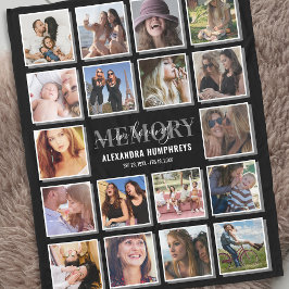 In Loving Memory 18 Foto Memorial Fleecedecke