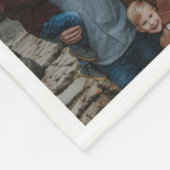 In Loving Memory 24 FotoCollage Cross with Wings Fleecedecke (Ecke)