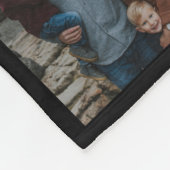 In Loving Memory 24 FotoCollage Cross with Wings Fleecedecke (Ecke)