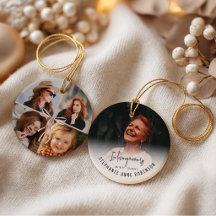 In Loving Memory 5 Foto-Collage mit Schleife Weihn
