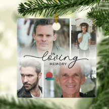 In Loving Memory 5 Foto personalisierter Weihnacht