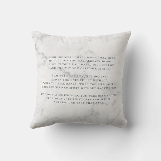 In Loving Memory | 6 Photo Collage Memorial Kissen (Rückseite)