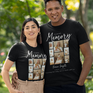 In Loving Memory   8-Foto-Collage-Gedenkshirt T-Shirt