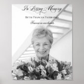 In Loving Memory Calligraphy Poster (Vorne)