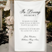 "In Loving Memory" Classic Wedding Memorial Banner