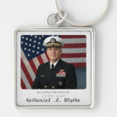 In Loving Memory Custom Photo Memorial Keepsake Schlüsselanhänger (Vorne)