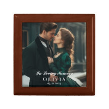 In Loving Memory Custom Photo Wooden Jewelry