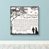 In Loving Memory/Ehemann Leinwanddruck (Insitu (Holzboden))