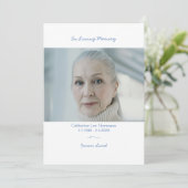 In Loving Memory Elegantes Bestattungs-Foto-Progra Programm (Stehend Vorderseite)