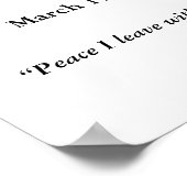 In Loving Memory Engel – Benutzerdefinierter Name Poster (Ecke)