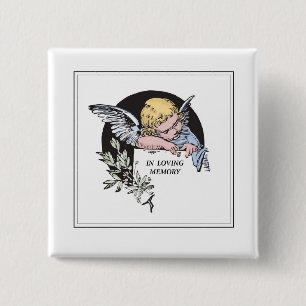 In Loving Memory, Engel der Erinnerung, Vintage Button