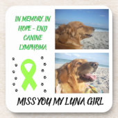 In Loving Memory - Forever In Our Hearts Getränkeuntersetzer (Vorderseite)