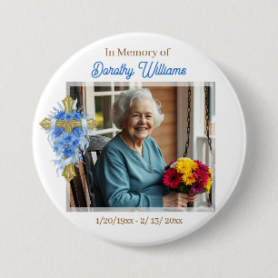 In Loving Memory Foto-Andenken Button