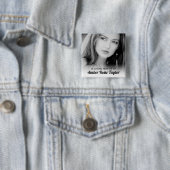 In Loving Memory | Foto-Andenken Button (Beispiel)