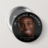 In Loving Memory | Foto-Erinnerungs-Button für Bee Button (Vorne & Hinten)