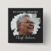 In Loving Memory | Foto-Erinnerungsshirt Button (Vorderseite)