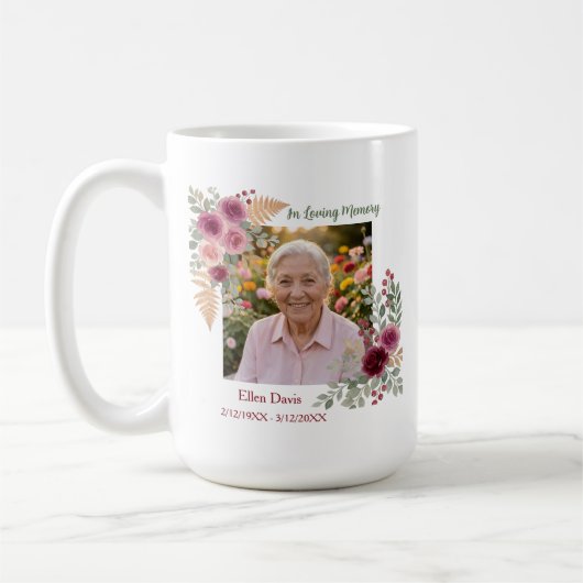 In Loving Memory | Foto & Gedicht Kardinal Kaffeetasse (Links)