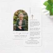 In Loving Memory Foto Trauerfeier Katholisches Geb (Schreibtisch)
