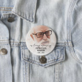 "In Loving Memory" Foto-Tribut-Abzeichen Button (Beispiel)