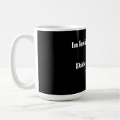 In Loving Memory – Gedenkdesign Kaffeetasse (Links)