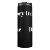 In Loving Memory – Gedenkdesign Thermosbecher (Rückseite)