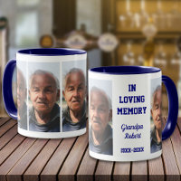In Loving Memory Gedenken 4 Foto Navyblau