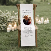 In Loving Memory Grandparent Wedding Memorial Kurzer Tischläufer