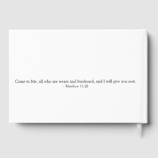 In Loving Memory Guest Book Gästebuch (Rückseite)