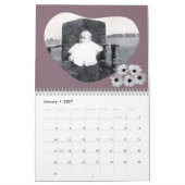 In Loving Memory Heart Shape Photo Daisies Kalender (Jan 2027)