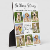 In Loving Memory Hund 11 Foto Collage Pet Memorial Fotoplatte (Seite)