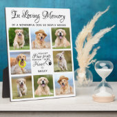 In Loving Memory Hund 11 Foto Collage Pet Memorial Fotoplatte (Seite)