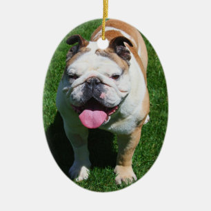 In Loving Memory Hunde-Foto-Gedenkstätte Keramik Ornament