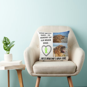 In Loving Memory - Individuelles Hunde-Tribut Kissen