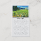 In Loving Memory Isaiah 40:28-31 Sympathy Card Visitenkarte (Vorderseite)