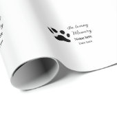 In loving memory memorial keepsake add pet name geschenkpapier (Rolleneckpunkt)
