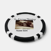 In loving memory memorial keepsake add pet name pokerchips (Einzeln)